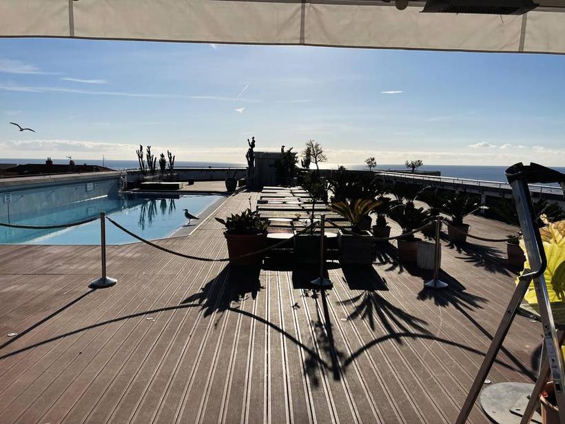 Roof top de l'hôtel Marriott — chantier