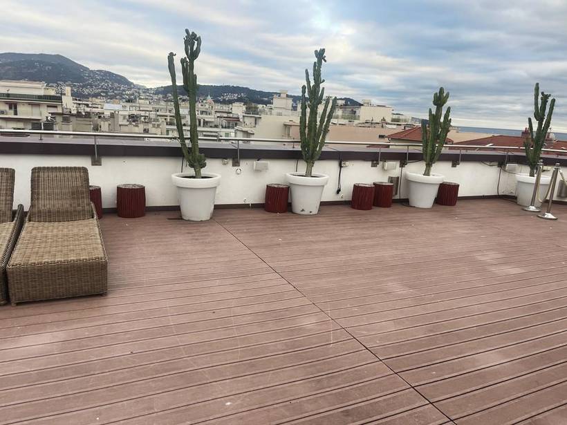 Roof top de l'hôtel Marriott — chantier