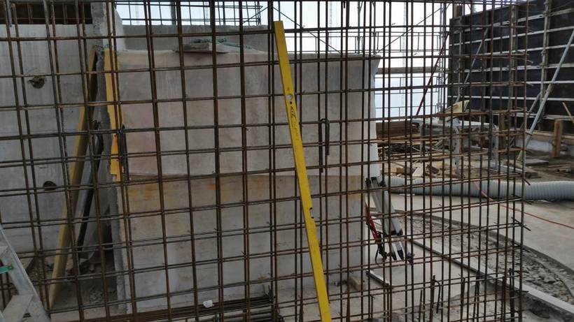 Projet de surélévation d'immeuble — chantier