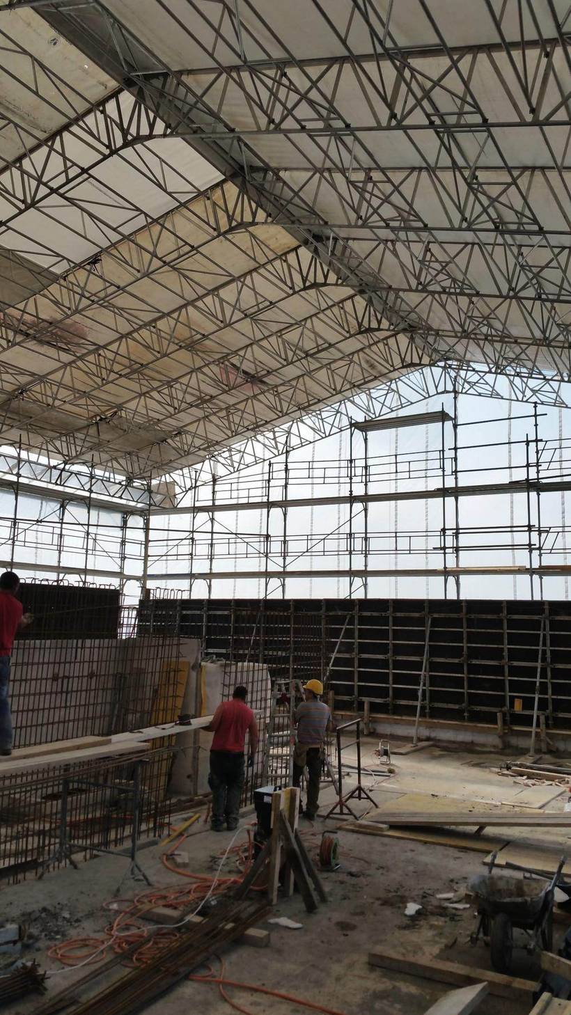 Projet de surélévation d'immeuble — chantier