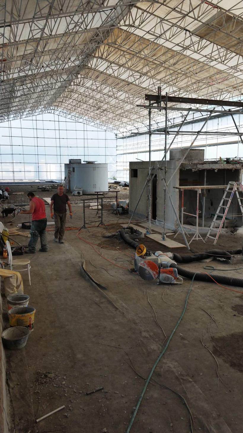 Projet de surélévation d'immeuble — chantier