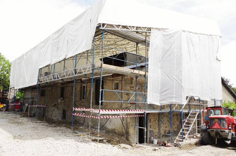 Projet de rénovation Vandœuvres — chantier