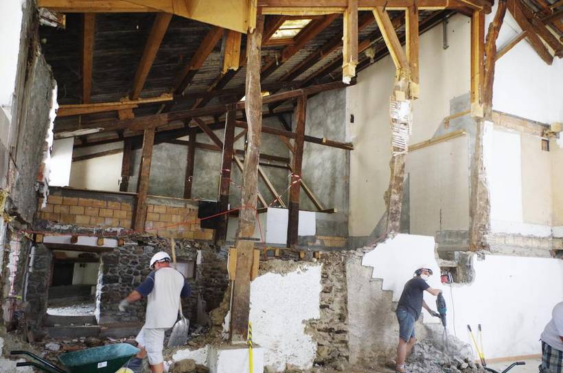 Projet de rénovation Vandœuvres — chantier